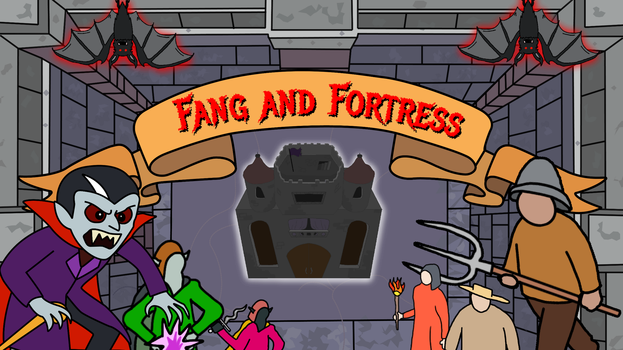 Title Art for Fang and Fortress