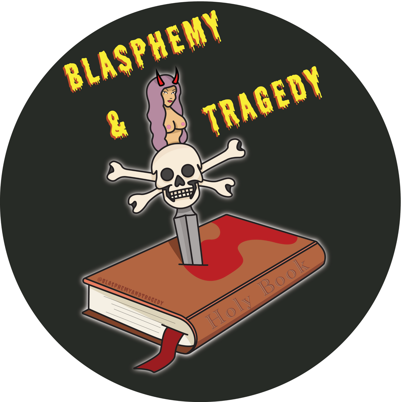 Blasphemy and Tragedy. Adobe Illustrator