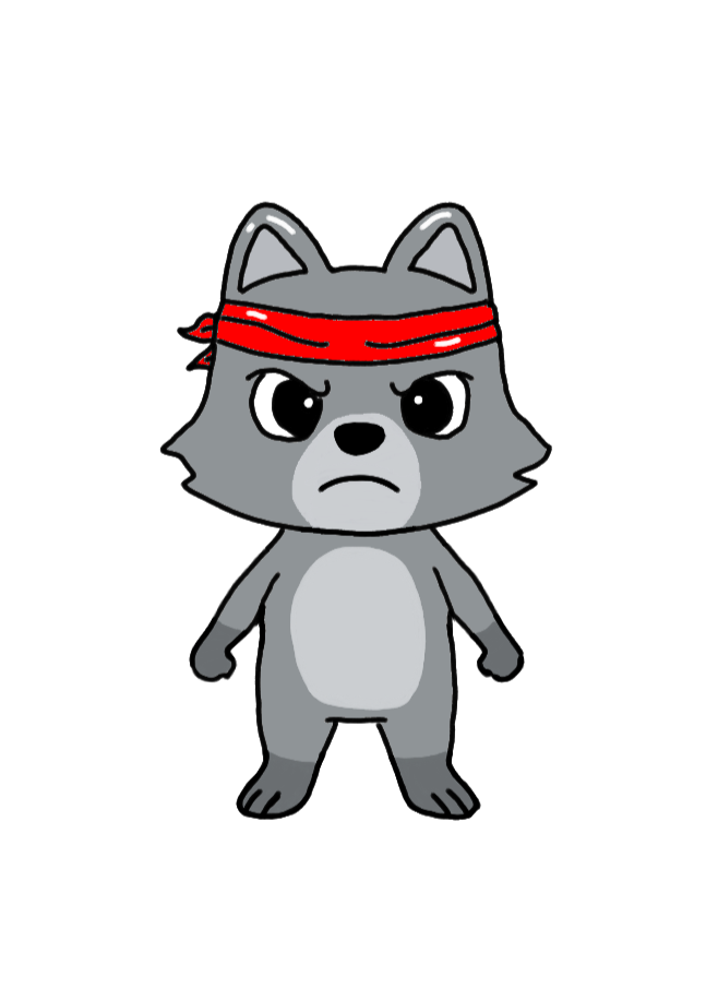 Trash Panda. Procreate